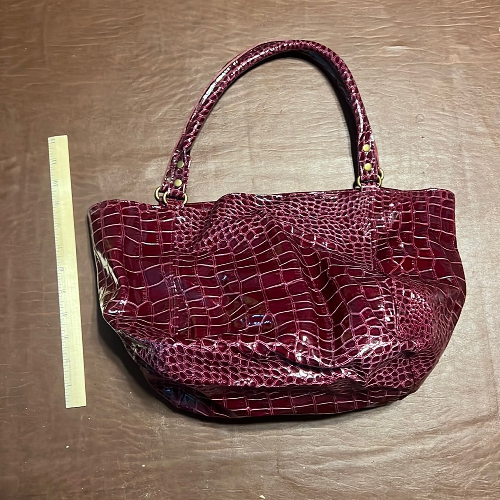 Free With Purchase! Plum Purple Faux Alligator bag